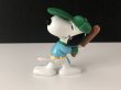 画像2: USA Determined社製 スヌーピー 野球 ビンテージ PVC フィギュア PEANUTS SNOOPY ヴィンテージ (2)