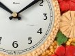 画像8: SYROCO社製 フラワー お花 デザイン ヴィンテージ ウォールクロック 壁掛け時計 USA 1960's 1970's vintage アンティーク  (8)