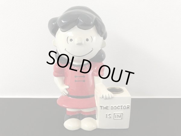 画像1: 1970's ビンテージ ルーシー キャンドルホルダー HALLMARK SNOOPY スヌーピー (1)