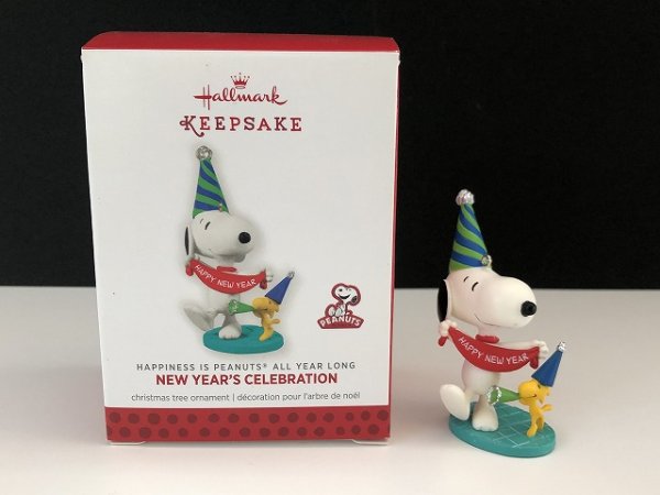 画像1: スヌーピー HALLMARK オーナメント 箱入り スヌーピー PEANUTS フィギュア SNOOPY オールド ビンテージ (1)