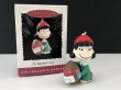 画像1: ルーシー LUCY HALLMARK オーナメント 箱入り KEEPSAKE スヌーピー PEANUTS SNOOPY ヴィンテージ (1)