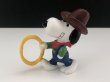 画像1: USA Determined社製 スヌーピー カウボーイ ビンテージ PVC フィギュア PEANUTS SNOOPY ヴィンテージ (1)