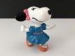 画像1: USA Determined社製 スヌーピー ベル BELLE ビンテージ PVC フィギュア PEANUTS SNOOPY ヴィンテージ (1)