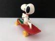 画像4: スヌーピー AVIVA製 ビンテージ スケボーTOY SKATEBOARD vintage SNOOPY PEANUTS (4)