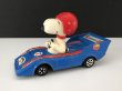 画像2: ヴィンテージ スヌーピー AVIVA 1980’s Diecast Metal Toy レーシングカー vintage USA SNOOPY (2)