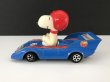 画像4: ヴィンテージ スヌーピー AVIVA 1980’s Diecast Metal Toy レーシングカー vintage USA SNOOPY (4)