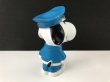 画像3: ヴィンテージ スヌーピー 警官 お巡りさん スクイーズトイ ドール フィギュア TOY SNOOPY PEANUTS USA (3)