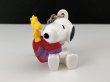 画像1: USA SNOOPY スヌーピー ウッドストック フィギュア キーホルダー オールド ビンテージ PEANUTS (1)