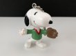 画像1: USA SNOOPY スヌーピー フィギュア ベースボール キーホルダー オールド ビンテージ PEANUTS (1)