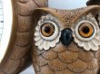 画像6: ふくろう フクロウ OWL 親子 ウォールクロック 壁掛け時計 ヴィンテージ 1980's vintage Burwood社製 (6)