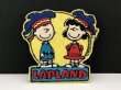 画像1: ヴィンテージ ワッペン チャーリーブラウン ルーシー LAPLAND スヌーピー PEANUTS USA vintage (1)