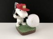 画像7: スヌーピー ゴルフ 置時計 SNOOPY PEANUTS USA オールド ヴィンテージ (7)