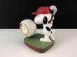 画像4: スヌーピー ゴルフ 置時計 SNOOPY PEANUTS USA オールド ヴィンテージ (4)