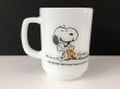 画像1: ファイヤーキング スヌーピー グッドデイ GOOD DAY マグカップ PEANUTS Fire-king SNOOPY USA ヴィンテージ (1)