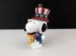 画像2: スヌーピー ウッドストック 2004年 HALLMARK オーナメント アンクルサム 星条旗 アメリカンフラッグ PEANUTS フィギュア SNOOPY ビンテージ (2)