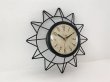 画像3: ヴィンテージ 1950's 1960's UNITED社製 サンバースト クロック ミッドセンチュリー 壁掛け時計 ビンテージ vintage (3)