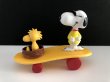 画像4: スヌーピー JOE COOL ジョークール ウッドストック 1970's AVIVA製 ビンテージ スケボーTOY SKATEBOARD vintage SNOOPY PEANUTS (4)