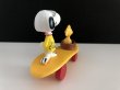 画像3: スヌーピー JOE COOL ジョークール ウッドストック 1970's AVIVA製 ビンテージ スケボーTOY SKATEBOARD vintage SNOOPY PEANUTS (3)