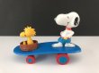 画像2: スヌーピー ウッドストック 1970's AVIVA製 ビンテージ スケボーTOY SKATEBOARD vintage SNOOPY PEANUTS (2)