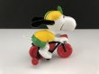 画像3: USA Determined社製 スヌーピー 自転車 ビンテージ PVC フィギュア PEANUTS SNOOPY ヴィンテージ (3)