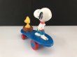 画像3: スヌーピー ウッドストック 1970's AVIVA製 ビンテージ スケボーTOY SKATEBOARD vintage SNOOPY PEANUTS (3)