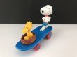 画像1: スヌーピー ウッドストック 1970's AVIVA製 ビンテージ スケボーTOY SKATEBOARD vintage SNOOPY PEANUTS (1)