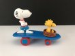 画像4: スヌーピー ウッドストック 1970's AVIVA製 ビンテージ スケボーTOY SKATEBOARD vintage SNOOPY PEANUTS (4)