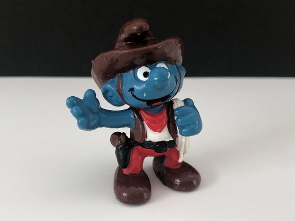 画像1: スマーフ PVC フィギュア ヴィンテージ vintage SMURF PEYO (1)