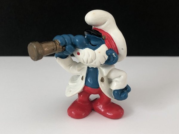 画像1: パパスマーフ PVC フィギュア ヴィンテージ vintage SMURF PEYO (1)