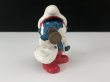 画像2: パパスマーフ PVC フィギュア ヴィンテージ vintage SMURF PEYO (2)