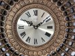 画像4: サイズ大!! ヴィンテージ ELGIN製 USA サンバーストクロック ウォールクロック 壁掛け時計 ミッドセンチュリー アンティーク  1950s 1960s (4)