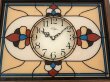 画像7: ヴィンテージ ウォールクロック ELGIN社製 ステンドグラス風 シャドーボックス 壁掛け時計 1960's 1970's アンティーク ビンテージ (7)