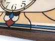画像9: ヴィンテージ ウォールクロック ELGIN社製 ステンドグラス風 シャドーボックス 壁掛け時計 1960's 1970's アンティーク ビンテージ (9)
