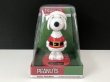 画像1: スヌーピー solar bobbler  ソーラートイ クリスマス SNOOPY PEANUTS USA (1)