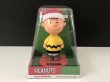 画像1: チャーリーブラウン solar bobbler  ソーラートイ クリスマス スヌーピー SNOOPY PEANUTS USA (1)