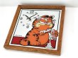 画像1: ガーフィールド Garfield ヴィンテージ ミラー ウォールクロック 1980's USA 壁掛け時計  (1)