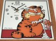 画像4: ガーフィールド Garfield ヴィンテージ ミラー ウォールクロック 1980's USA 壁掛け時計  (4)