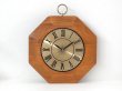 画像2: 1950's 1960's UNITED社製 ユナイテッド ウッド 八角形 ビンテージ ウォールクロック ミッドセンチュリー 壁掛け時計 vintage アンティーク (2)