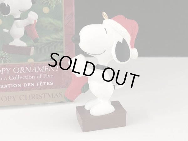 画像1: スヌーピー HALLMARK オーナメント クリスマス サンタ 箱入り KEEPSAKE PEANUTS SNOOPY ヴィンテージ (1)