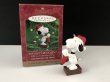 画像2: スヌーピー HALLMARK オーナメント クリスマス サンタ 箱入り KEEPSAKE PEANUTS SNOOPY ヴィンテージ (2)