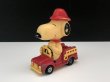 画像1: スヌーピー AVIVA社製 ヴィンテージ Mini Diecast ミニダイキャスト ミニカー TOY 1970's 1980's vintage SNOOPY PEANUTS (1)