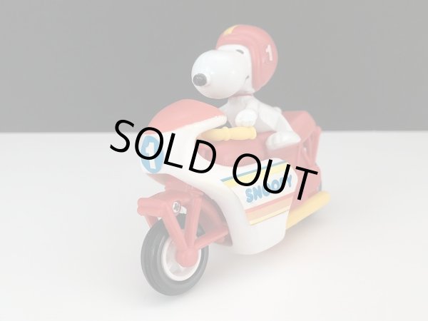 画像1: 1980s ヴィンテージ スヌーピー バイクトイ TOY SNOOPY USA (1)