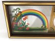 画像4: ヴィンテージ ウォールクロック 虹 お花 フラワー キノコ シャドーボックス 壁掛け時計 置時計 1970's アンティーク ビンテージ (4)
