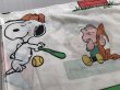 画像8: ヴィンテージ スヌーピー フラットシーツ SNOOPY PEANUTS USA (8)