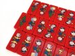 画像8: 2007's PEANUTS スヌーピー クリスマスドミノ DOMINO USA オールド ヴィンテージ (8)