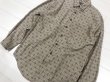 画像2: USED 長袖 コットンシャツ 織り模様 (2)