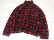 画像5: USED WOOLRICH ウールリッチ チェック ハーフジップ フリースジャケット (5)