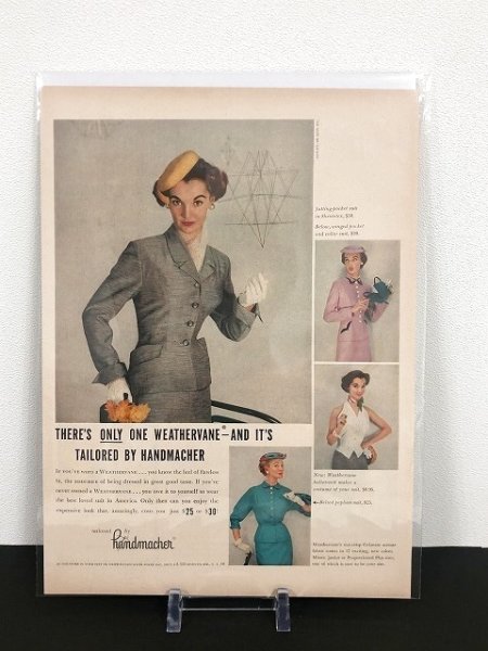 画像1: HANDMACHER ビンテージ LIFE誌 1953年 ビンテージ広告 切り取り アドバタイジング ポスター (1)