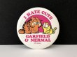 画像1: USA ビンテージ ガーフィールド ナーマル 缶バッジ 缶バッチ Garfield (1)