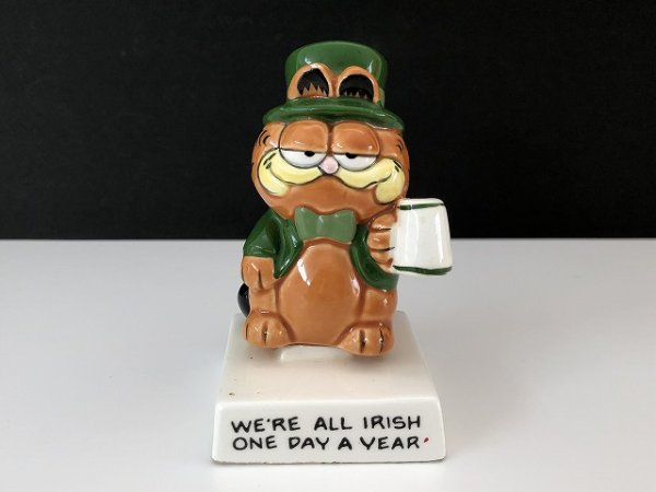 画像1: USA ヴィンテージ ENESCO ガーフィールド 置物 Garfield 1980s (1)